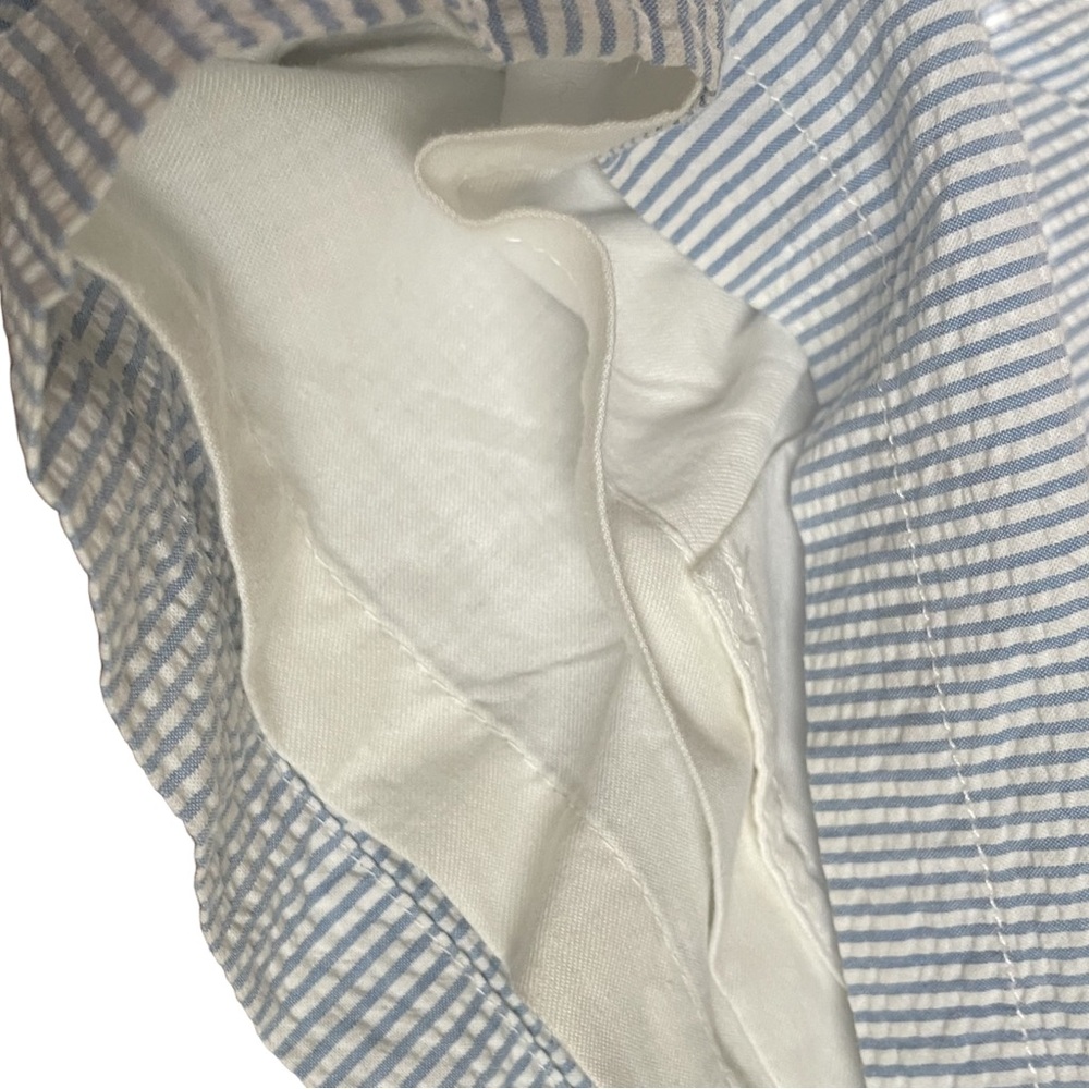 Ralph Lauren Women's Light Blue Striped Shorts - Picture 7 of 7